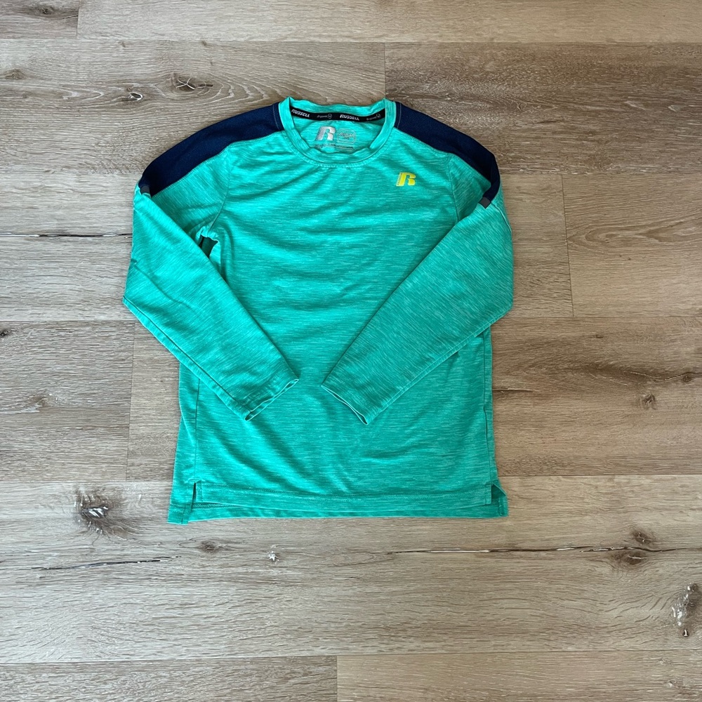 Boys Russell Dri-Power 360, Long Sleeve Athletic Tee Size 6-7